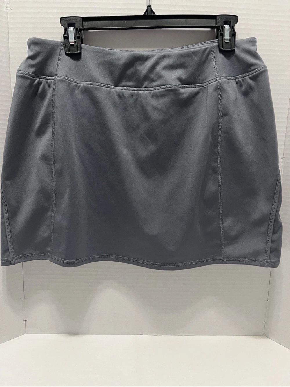 Tangerine Steel Gray Performance Mini Skirt
